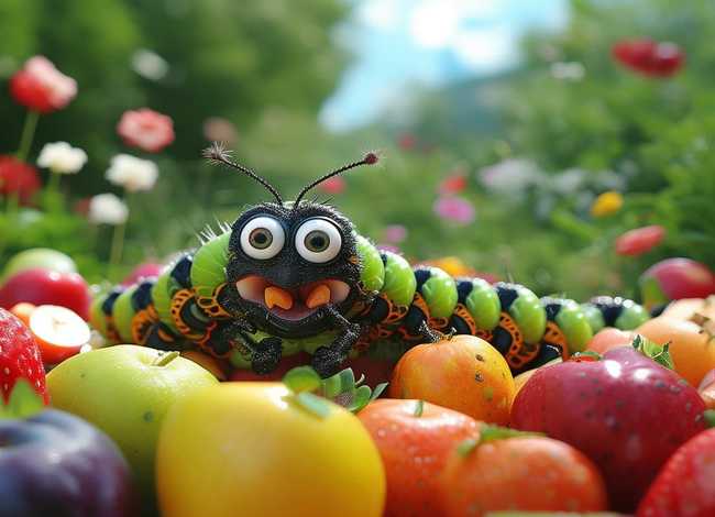 好饿的毛毛虫故事；好饿的毛毛虫故事串词
