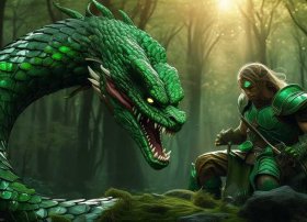 三娃战蛇精的故事；三娃战蛇精的故事视频