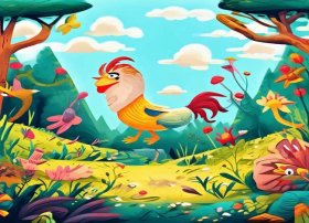 神话故事儿童绘画，神话故事绘画简单