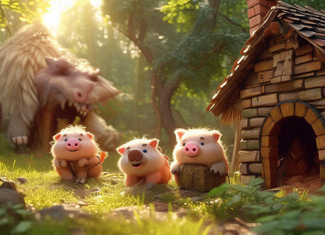 3只小猪儿童故事文字版;3只小猪的故事文字版 3只小猪儿童故事文字版;3只小猪的故事文字版