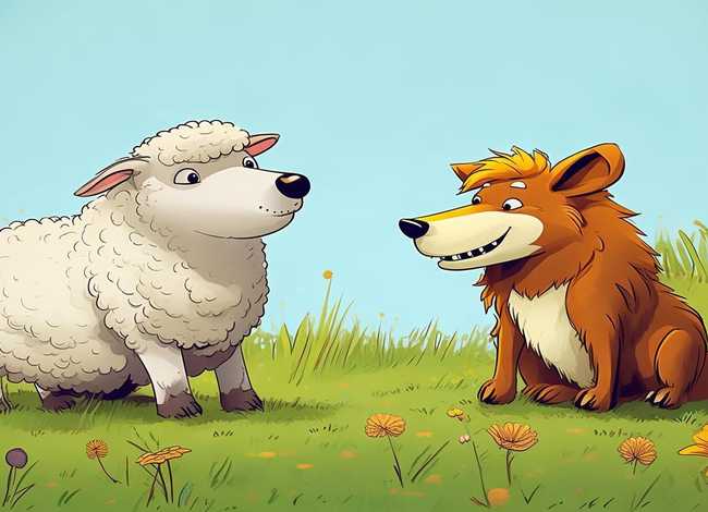 狼和羊的故事绘本、狼和羊的故事绘本英语版 狼和羊的故事绘本、狼和羊的故事绘本英语版