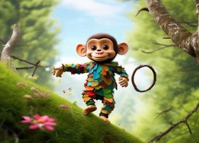 小故事猴子 小故事猴子下山