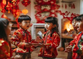 关于过年儿童的故事简短 - 关于过年的故事幼儿园