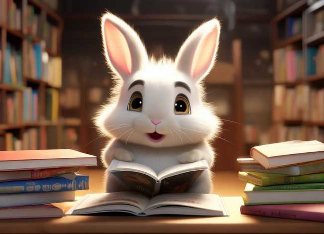 儿童兔子借书故事 兔子借书故事绘本