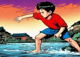 小英雄雨来简笔连环画 小英雄雨来简笔连环画模板