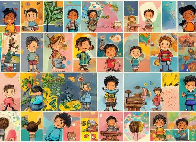 儿童图片资料、儿童图片资料怎么做