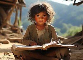 贫困山区孩子读书故事；贫困山区孩子坚持读书的故事