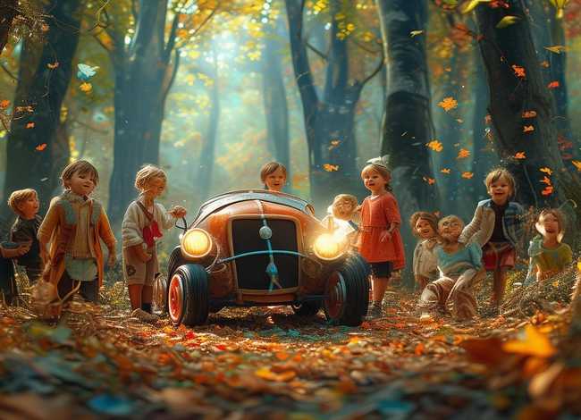 神奇汽车儿童故事、神奇汽车故事文字