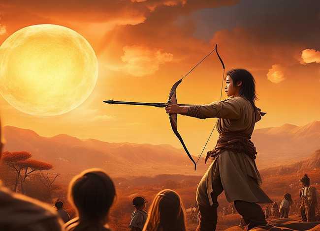 少儿故事后羿射日，少儿故事后羿射日主要内容