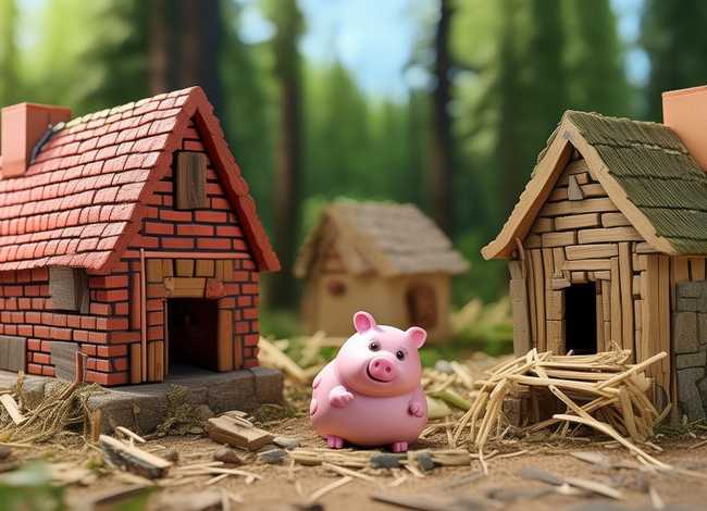 儿童故事三只小猪盖房子语音，三只小猪盖房子故事音频