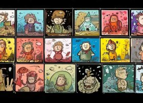 故事简笔画连环画图片；故事简笔画连环画图片怎么画