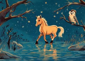 小马过河儿童故事短视频、小马过河的故事视频 睡前故事