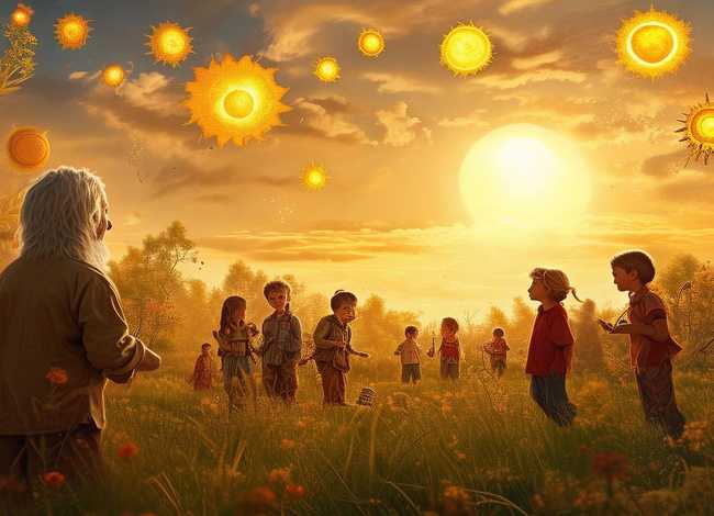 儿童故事睡前完整故事十个太阳 十个太阳的寓言故事