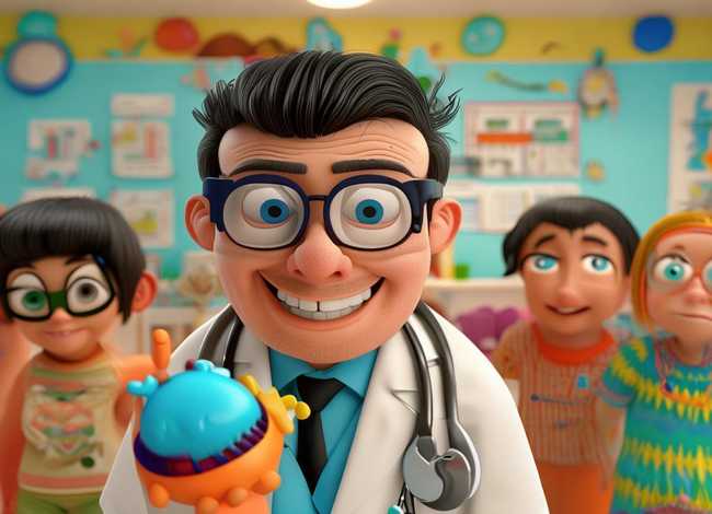 大班儿童故事糊涂医生 - 糊涂医生故事 幼儿园大班