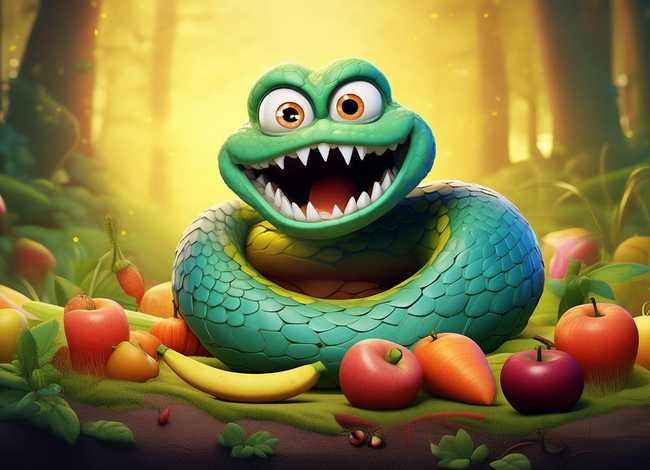 儿童故事大全好饿的小蛇、幼儿睡前故事好饿的小蛇