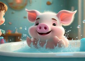 幼儿讲故事小猪不爱洗澡、幼儿讲故事小猪不爱洗澡教案