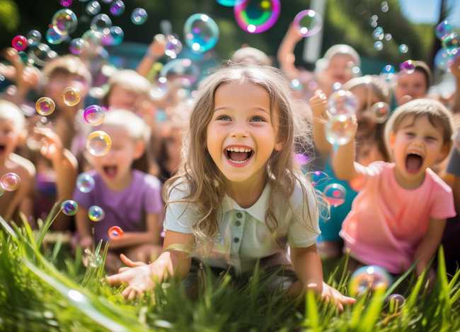 吹泡泡课程故事 - 幼儿园吹泡泡课程故事