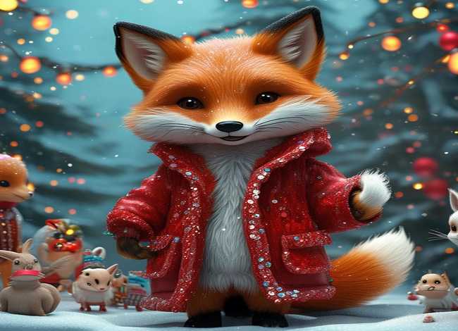 狐狸拜年童话剧 狐狸的童话剧