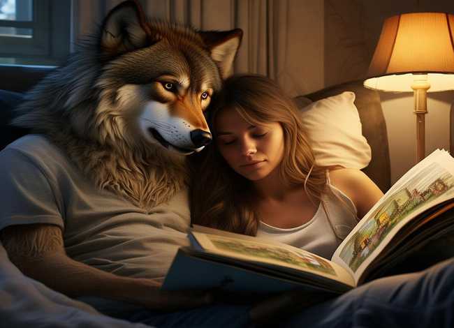 哄睡故事儿童大灰狼 - 大灰狼睡前故事哄女朋友