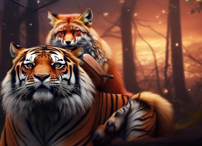 讲故事 狐假虎威 - 讲故事狐假虎威伴奏音乐 讲故事 狐假虎威 - 讲故事狐假虎威伴奏音乐