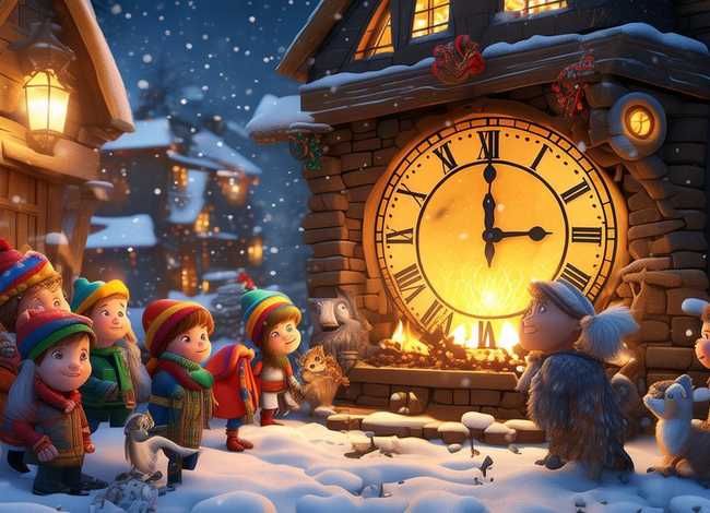 儿童故事新年前夜 - 《新年前夜》故事