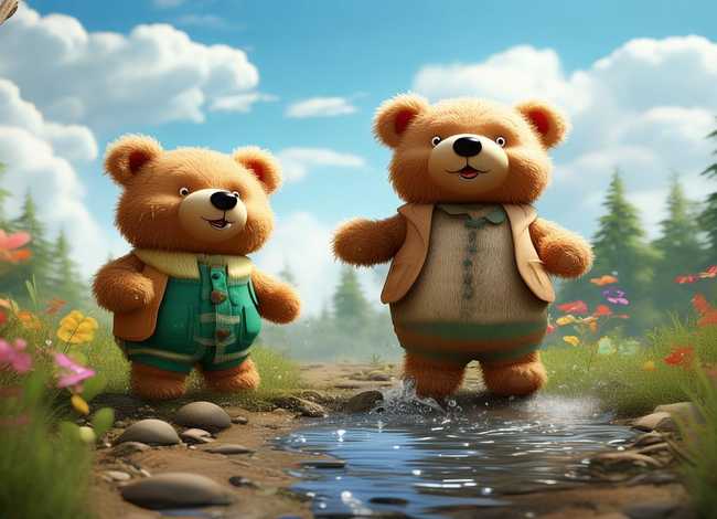 幼儿故事两只笨狗熊文字；幼儿故事两只笨狗熊文字内容