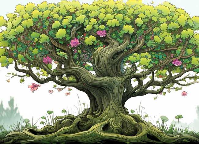 树的故事图画、树的故事简笔画图片 树的故事图画、树的故事简笔画图片