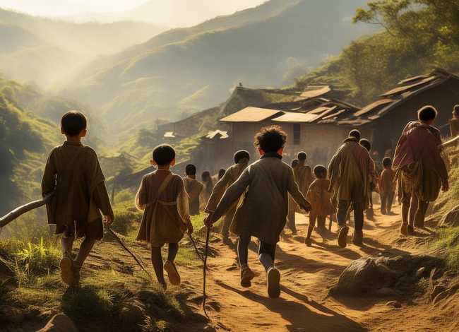 有关山区孩子的故事 有关山区孩子上学的故事