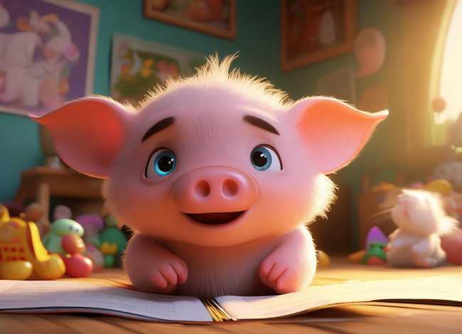 小猪唏哩呼噜听故事视频、小猪唏哩呼噜讲故事视频