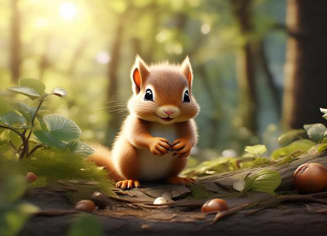 儿童简短小松鼠的故事；小松鼠的幼儿故事