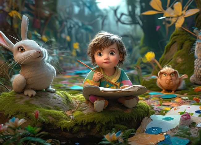 儿童故事配画作品 - 儿童故事配画作品教程 儿童故事配画作品 - 儿童故事配画作品教程