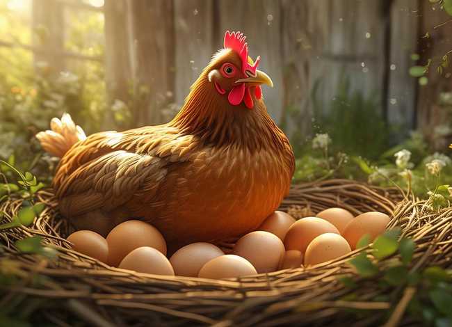 母鸡孵小鸡故事原文、母鸡孵小鸡故事原文图片