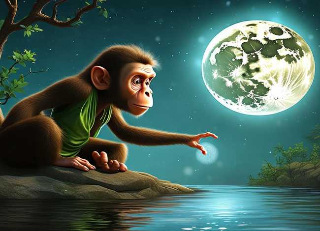 猴子捞月讲故事视频;猴子捞月寓言故事视频 猴子捞月讲故事视频;猴子捞月寓言故事视频