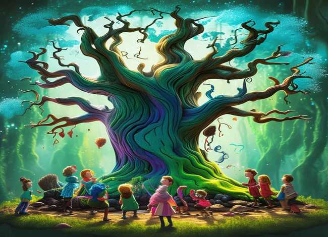奇怪的树故事儿童；奇怪的大树故事
