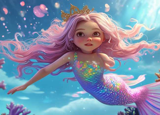 少儿美人鱼故事，少儿美人鱼故事视频