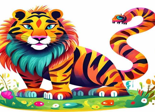 成语故事简笔画儿童画虎头蛇尾、成语故事简笔画彩色 成语故事简笔画儿童画虎头蛇尾、成语故事简笔画彩色