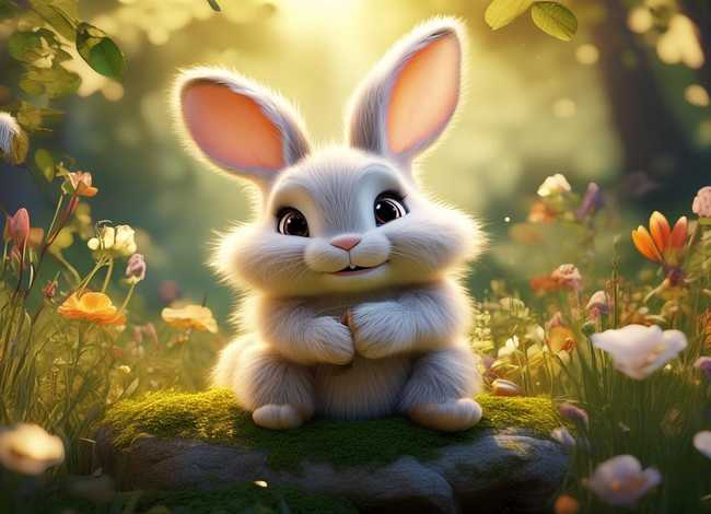 聪明的小白兔寓言故事、聪明的小白兔寓言故事视频 聪明的小白兔寓言故事、聪明的小白兔寓言故事视频