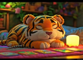 老虎的睡前故事视频，老虎的睡前故事视频播放