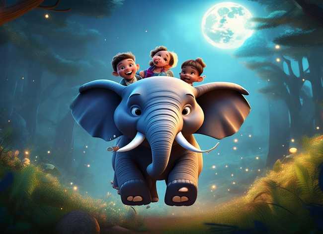 儿童睡前故事大象要回家、大象要回家的故事