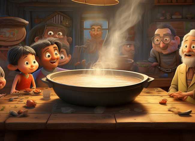 石头汤绘本故事、石头汤绘本故事读后感