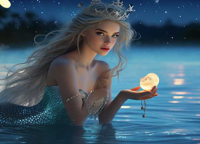 儿童睡前故事文字版图片，儿童睡前故事文字版图片美人鱼