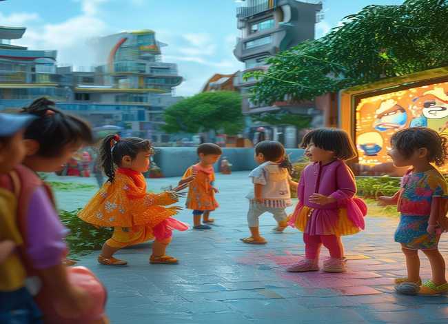 儿童现代古诗画画（播放现代古诗画）