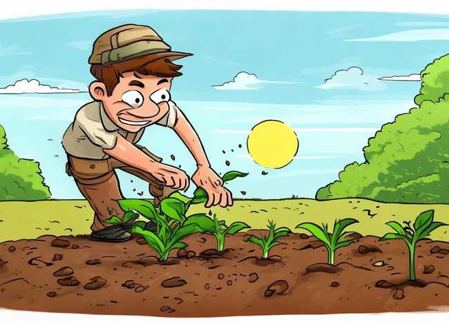 拔苗助长的故事绘本，拔苗助长的绘本故事6一8页