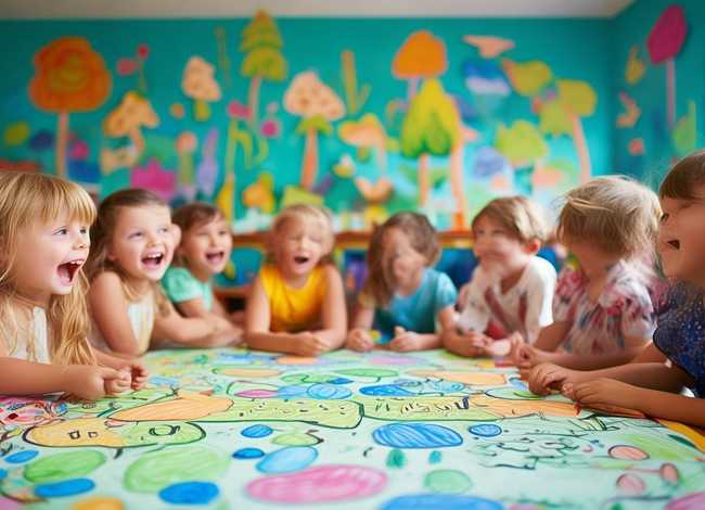 儿童故事简笔画作品幼儿园、夏天的故事幼儿园美术作品简笔画