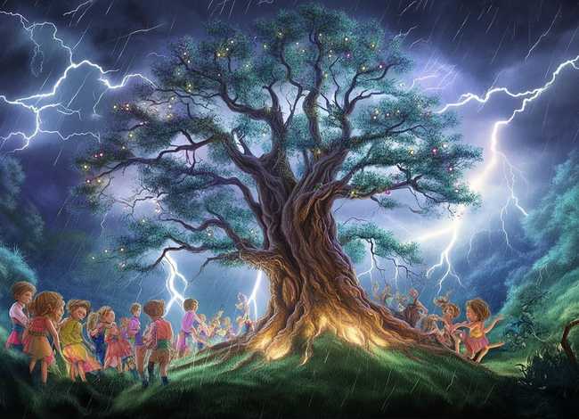关于打雷的童话故事、关于打雷的神话故事