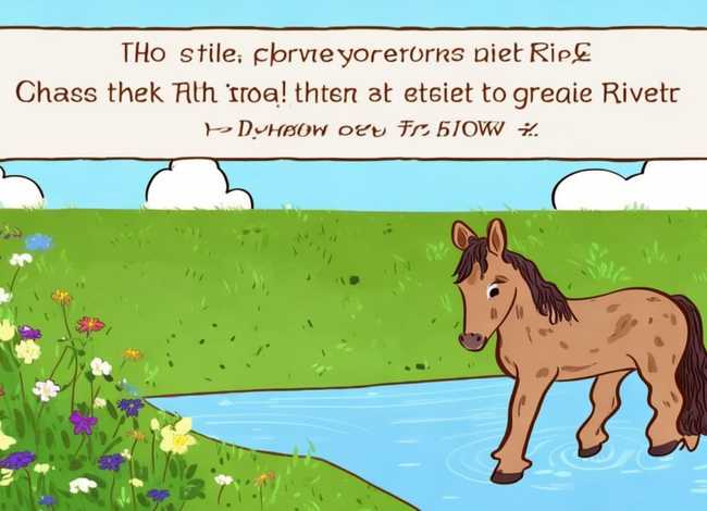 小马过河故事绘本 - 小马过河的绘本故事带字带图画