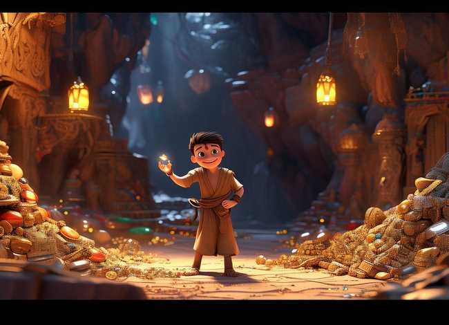 儿童故事阿里巴巴下集 - 阿里巴巴全集故事
