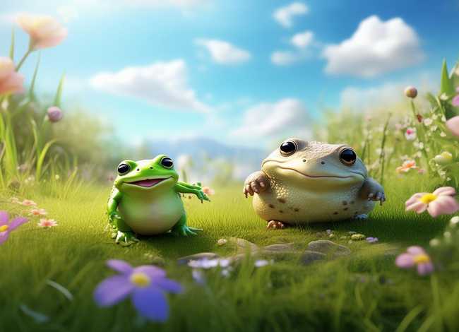 青蛙和蟾蜍绘本故事春天来了 小青蛙和小蟾蜍绘本故事春天到了