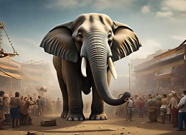 大象称重故事 大象称重故事大全