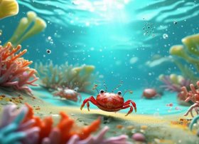 幼儿螃蟹故事（幼儿螃蟹故事背景音乐）